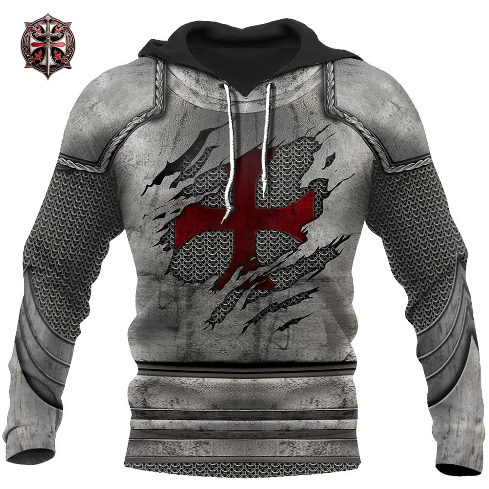 Pull à Capuche Courage du Templier