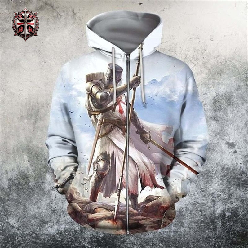 Pull à Capuche Honneur des Templiers