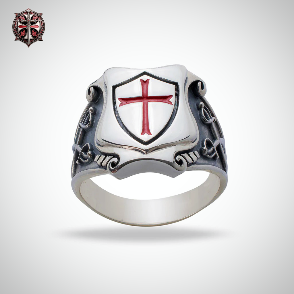 Bague Bouclier Templier