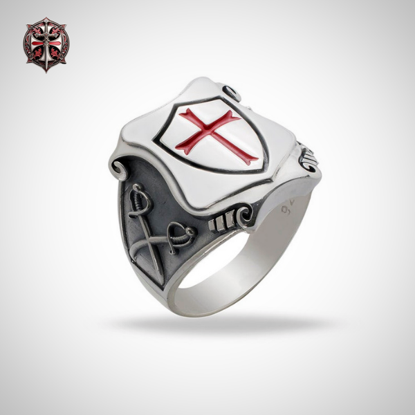Bague Bouclier Templier
