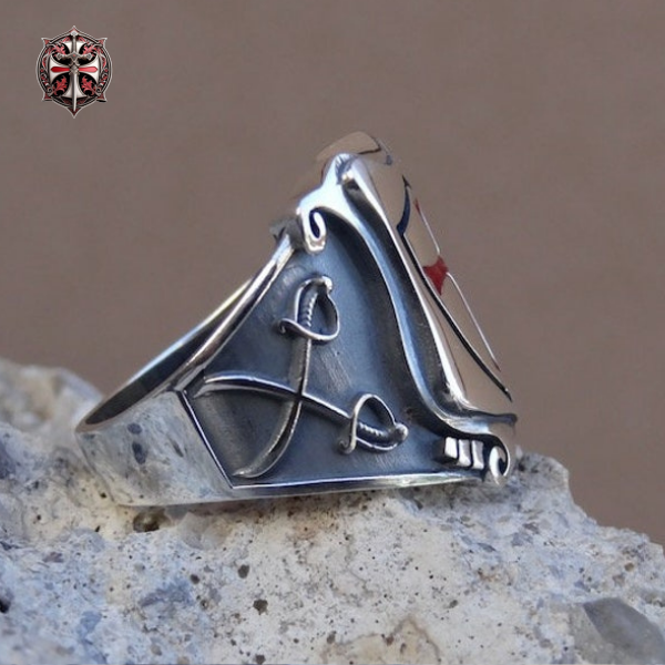 Bague Bouclier Templier