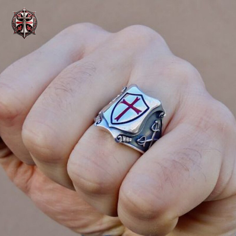 Bague Bouclier Templier