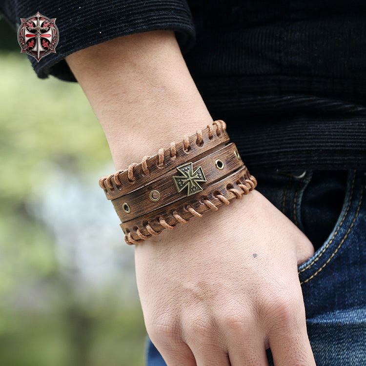 Bracelet Croix Templier