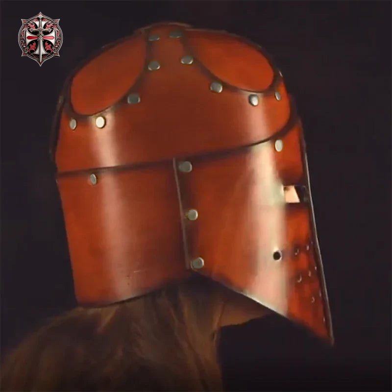 Heaume Templier Cuir