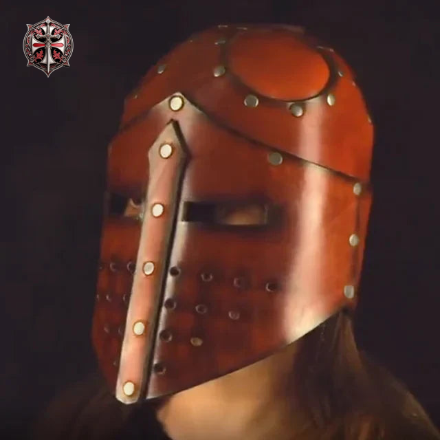 Heaume Templier Cuir