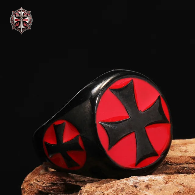 Bague Croix Pattée Chevalier Templier