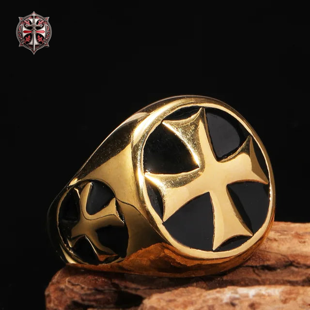 Bague Croix Pattée Chevalier Templier