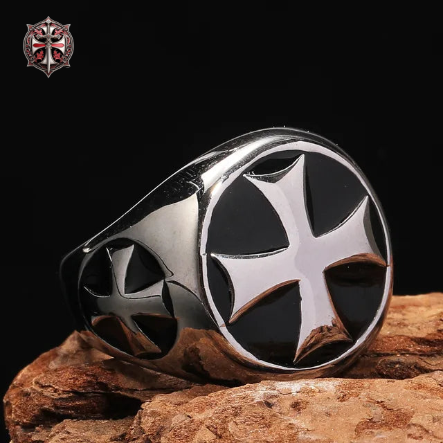 Bague Croix Pattée Chevalier Templier