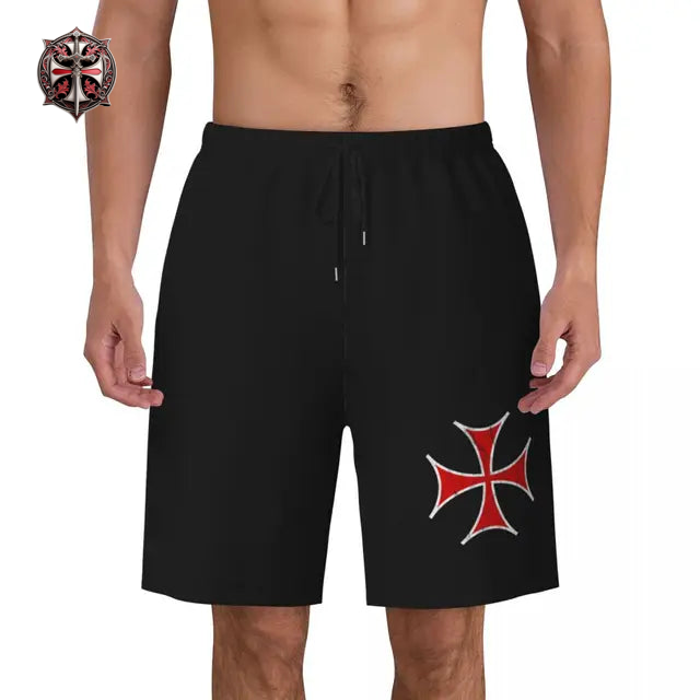 Short Croix Pattée Templier