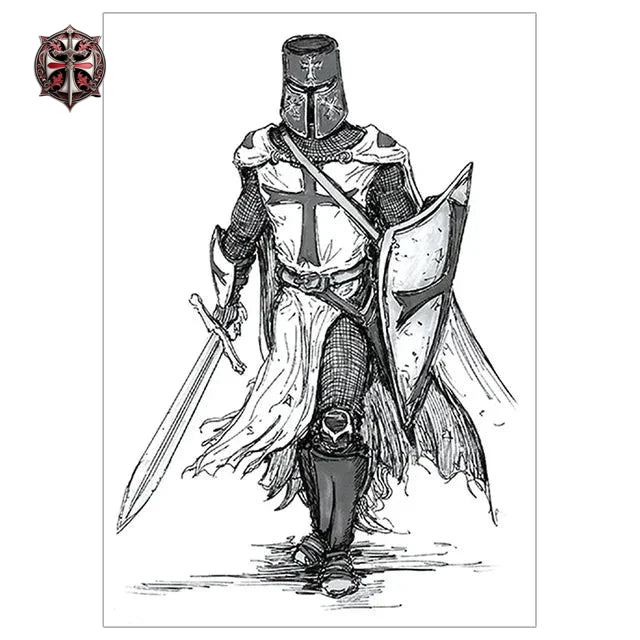 Tatouage Chevalier Templier
