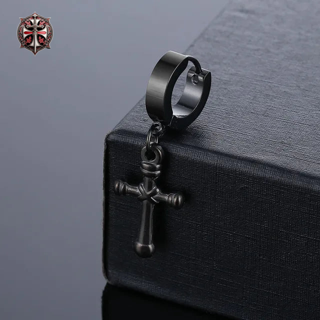 Boucles d'Oreilles Croix de la Foi