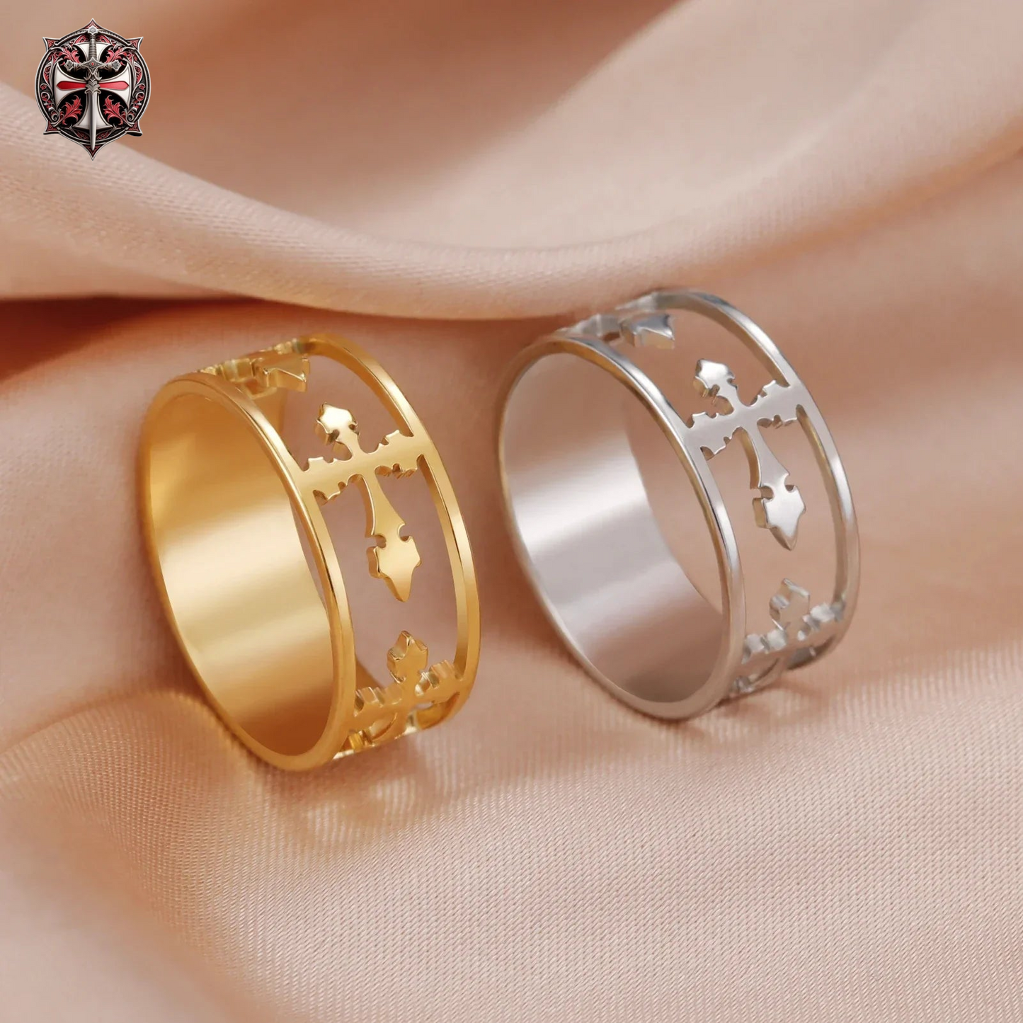 Bague Croix Médiévale Femme
