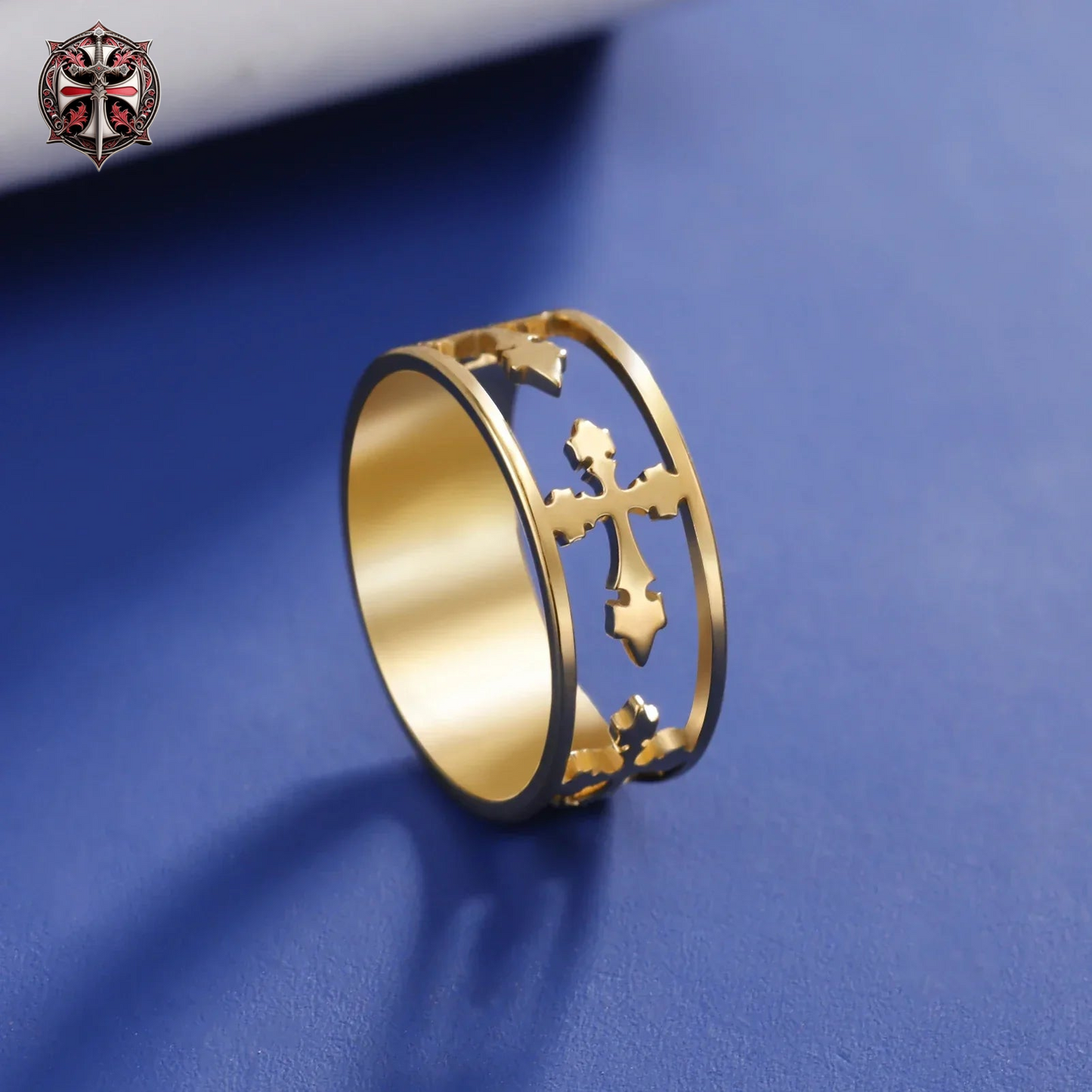 Bague Croix Médiévale Femme
