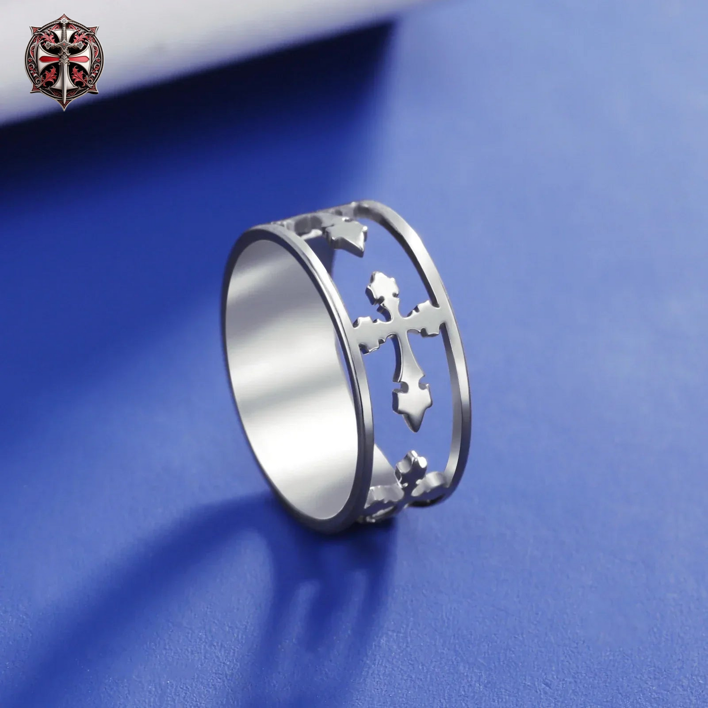 Bague Croix Médiévale Femme