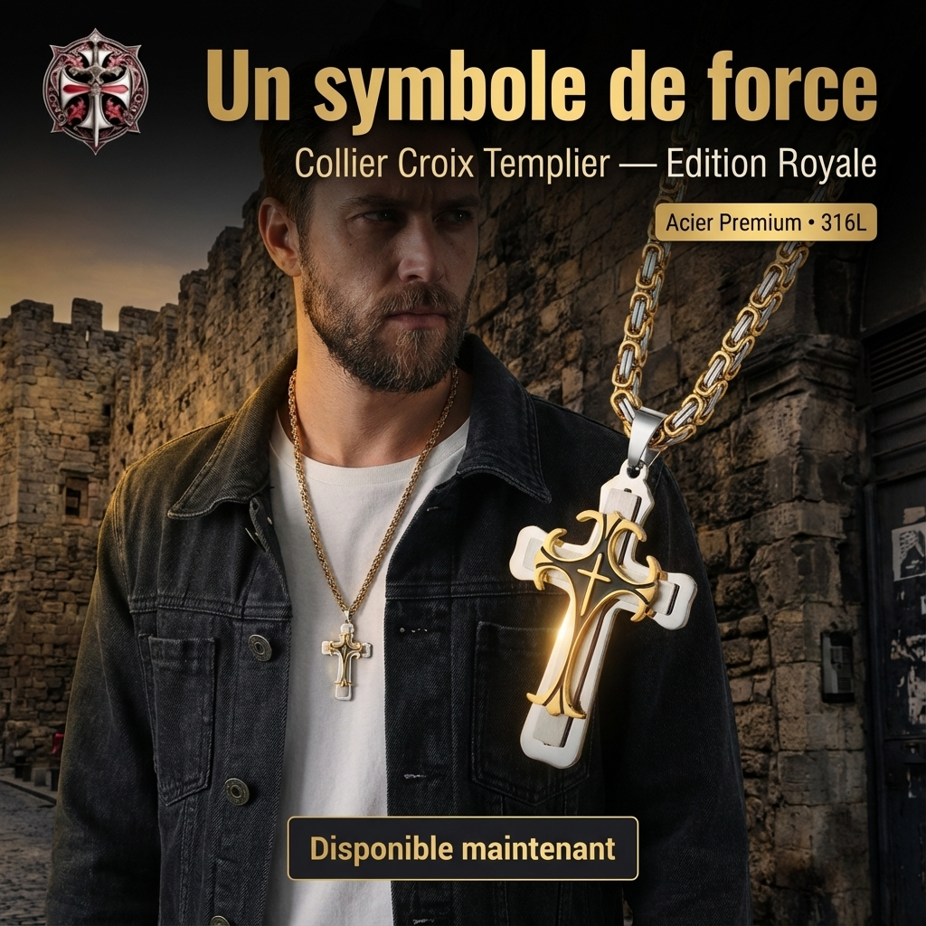 Collier Croisé de l'Espoir - Fabrication Artisanale