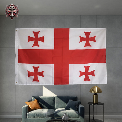 Drapeau Templier Blanc