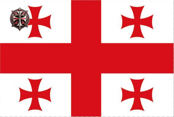 Drapeau Templier Blanc