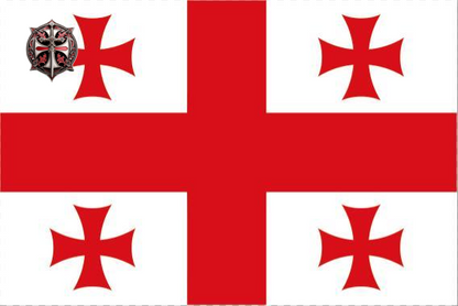 Drapeau Templier Blanc