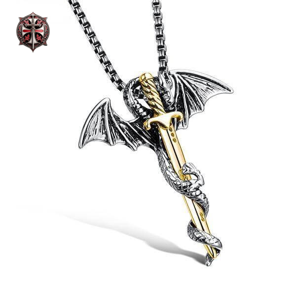Collier Épée de Dragon