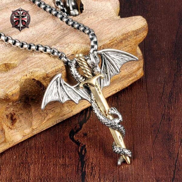 Collier Épée de Dragon