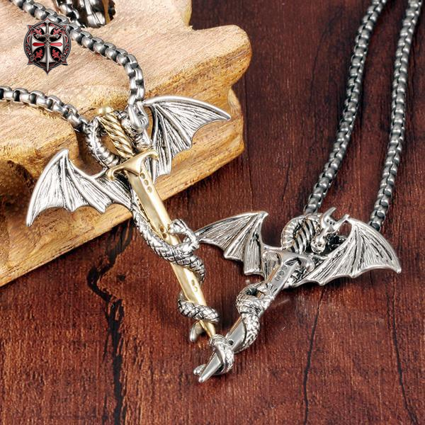 Collier Épée de Dragon