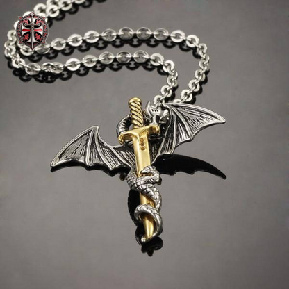 Collier Épée de Dragon