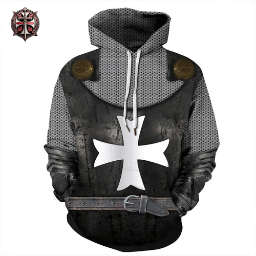 Pull à Capuche du Chevalier Templier
