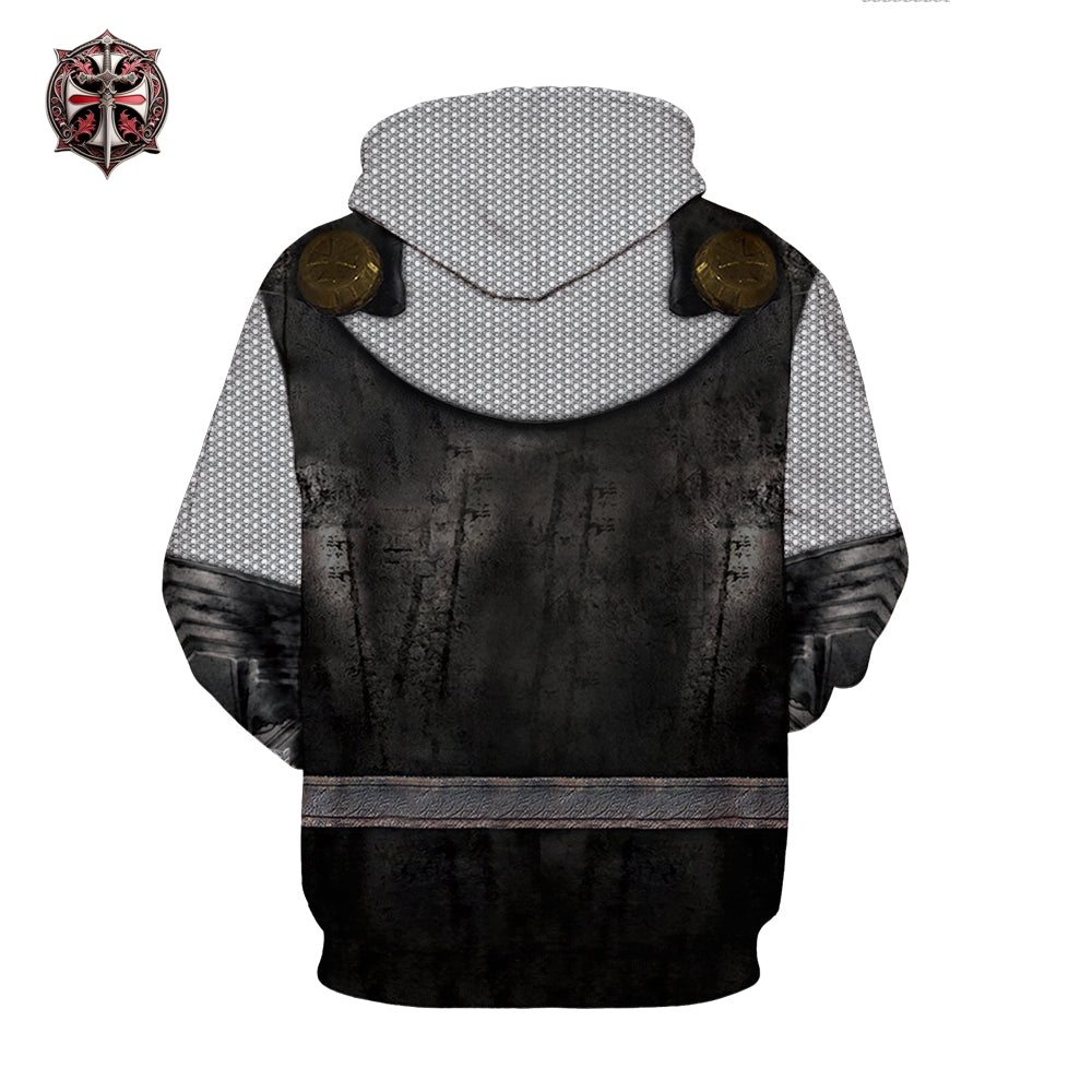 Pull à Capuche du Chevalier Templier