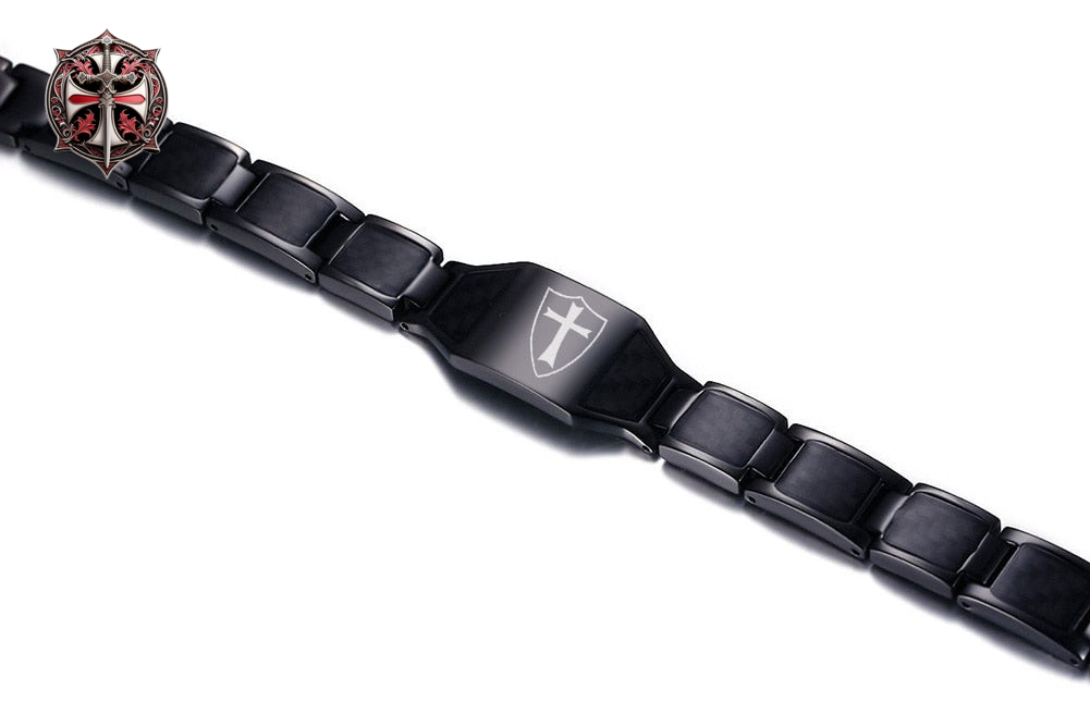 Bracelet Noir du Sacre Templier