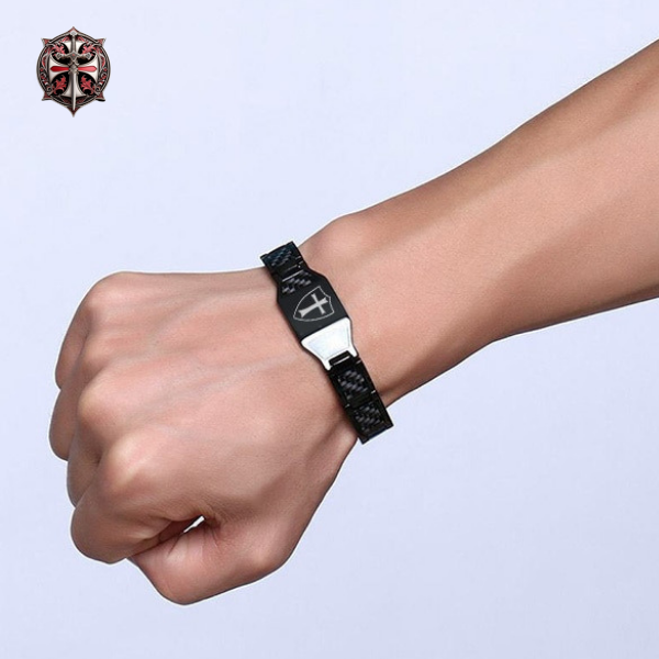 Bracelet Noir du Sacre Templier