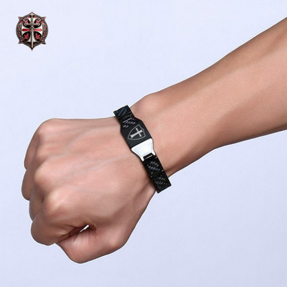Bracelet Noir du Sacre Templier