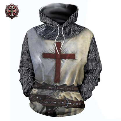 Pull à Capuche Soldat Templier