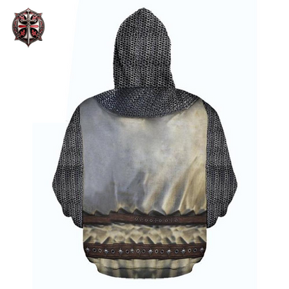 Pull à Capuche Soldat Templier