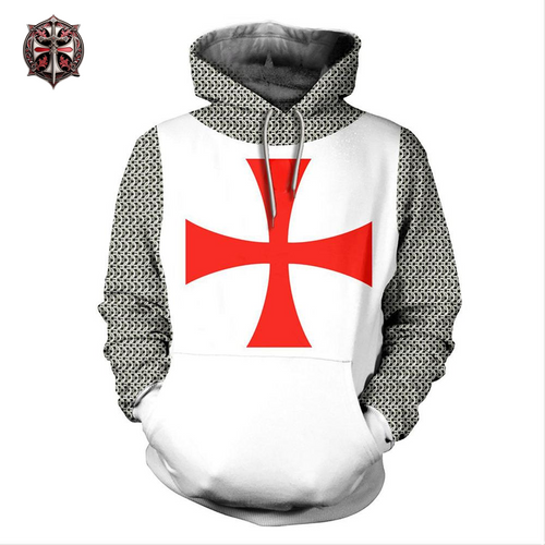 Pull à capuche Lance de templier