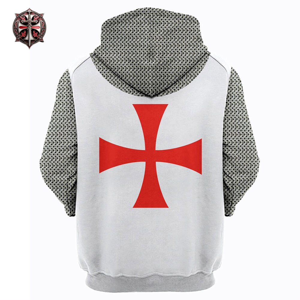 Pull à capuche Lance de templier