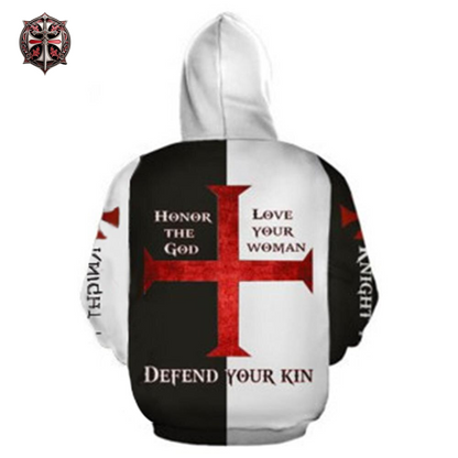 Pull à Capuche Fierté de Templier