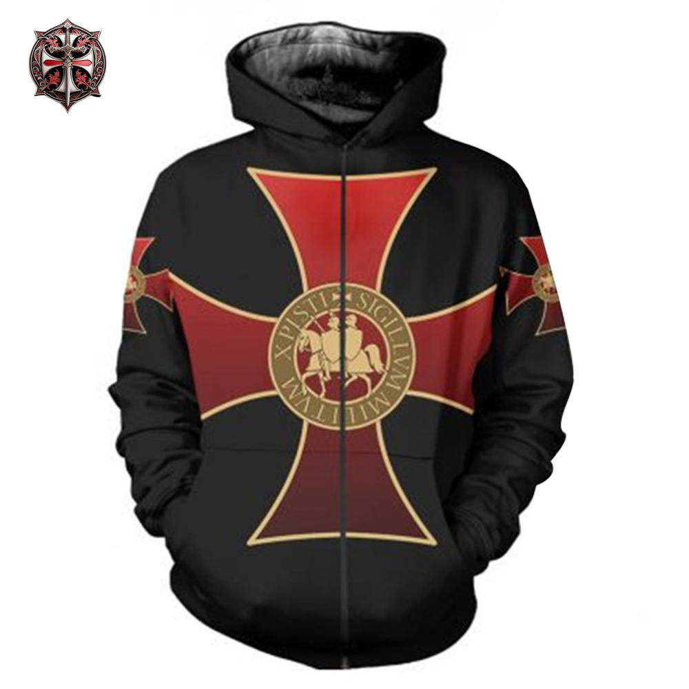 Pull à capuche Combat Templier