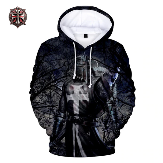 Pull à Capuche Templier Solitaire