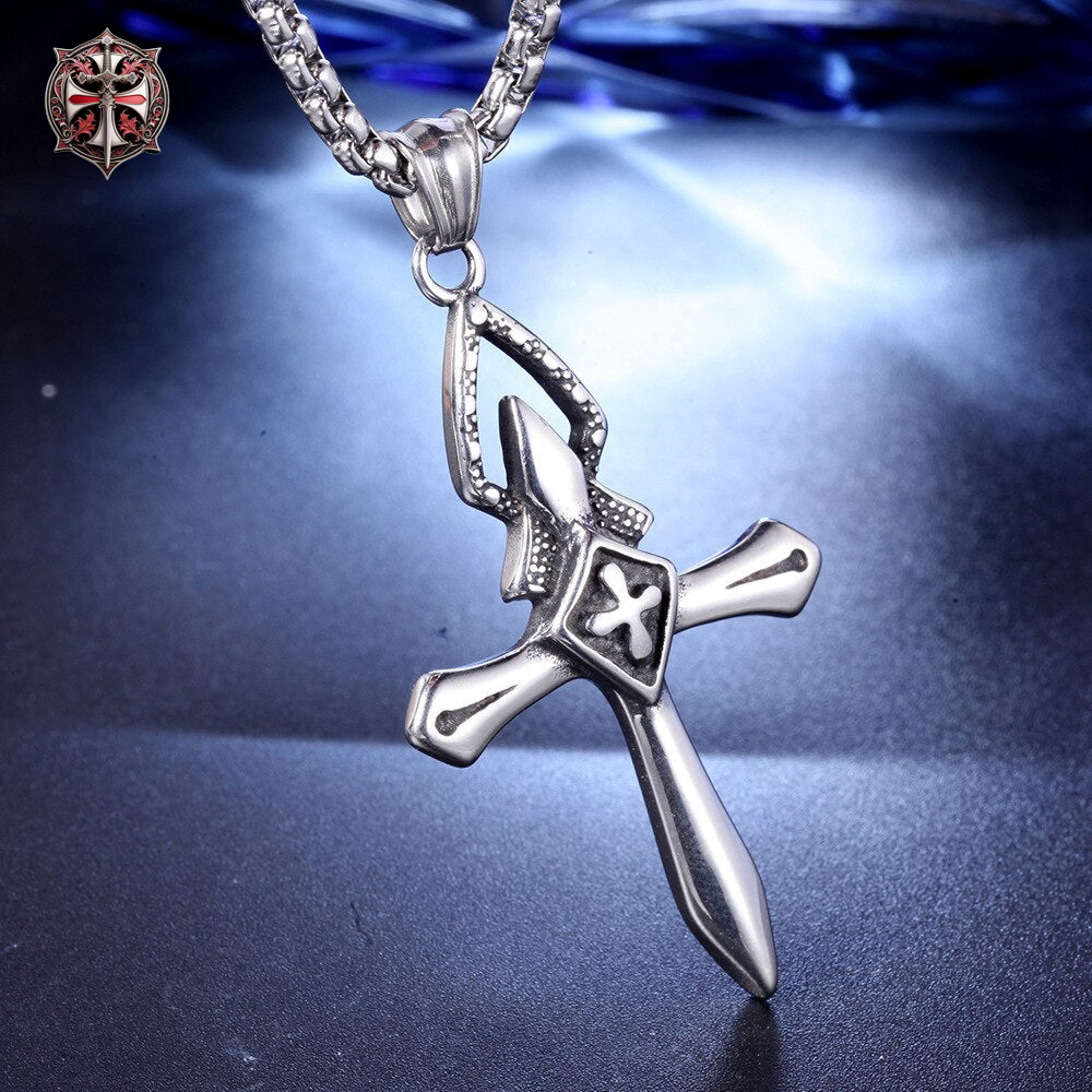 Collier Croix de Templier