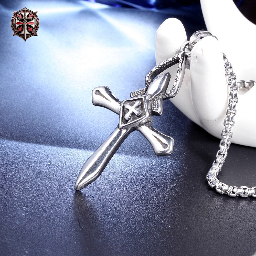 Collier Croix de Templier