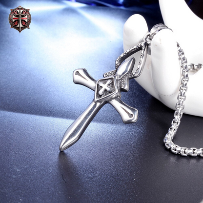 Collier Croix de Templier