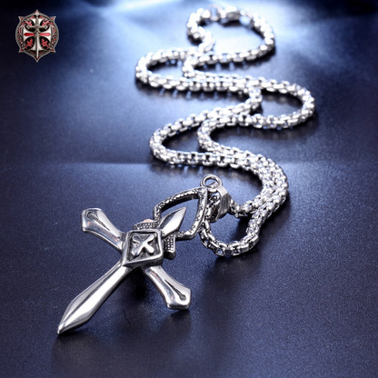Collier Croix de Templier