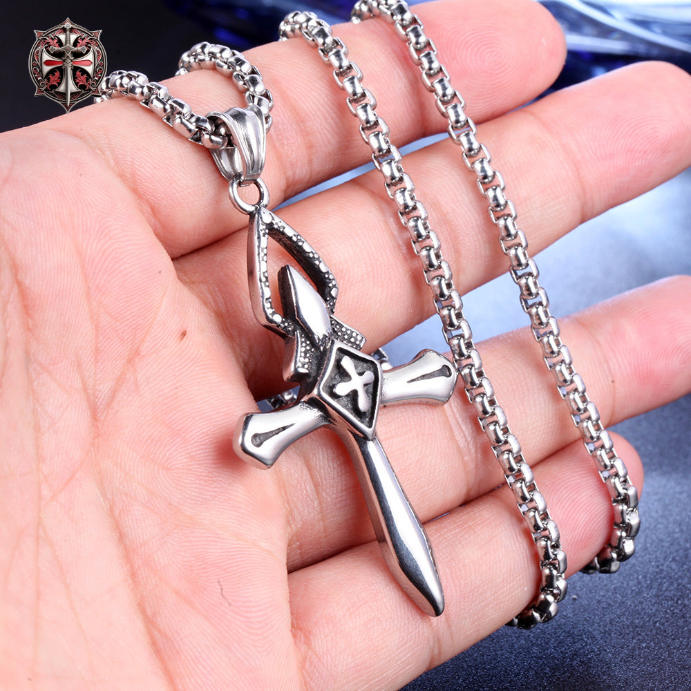 Collier Croix de Templier