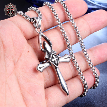 Collier Croix de Templier