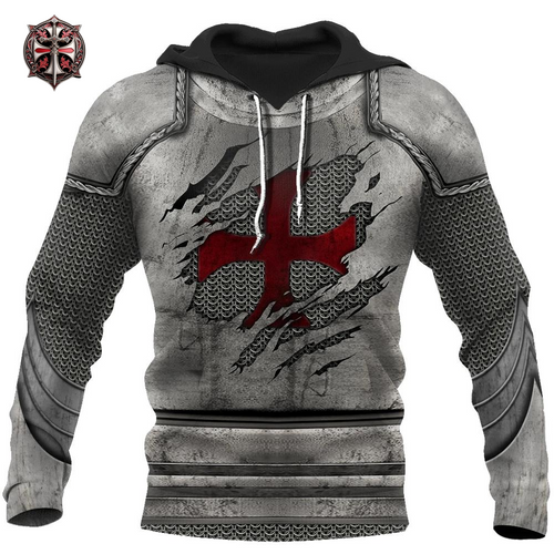 Pull à Capuche Courage du Templier