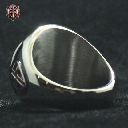 Bague Armure Templier