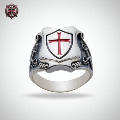 Bague Bouclier Templier
