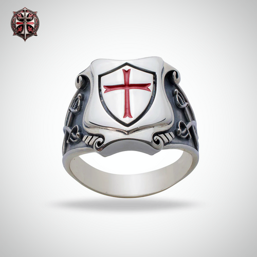 Bague Bouclier Templier