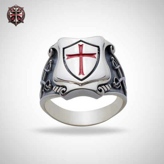 Bague Bouclier Templier