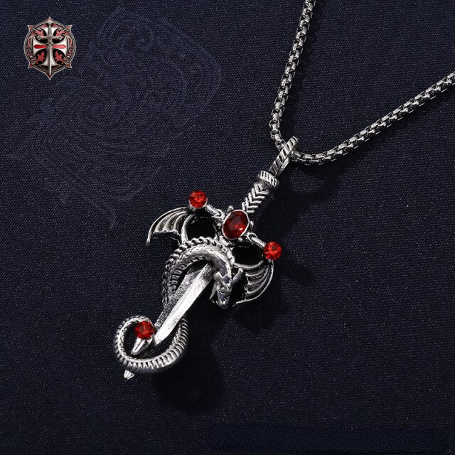 Collier du Dragon Rouge